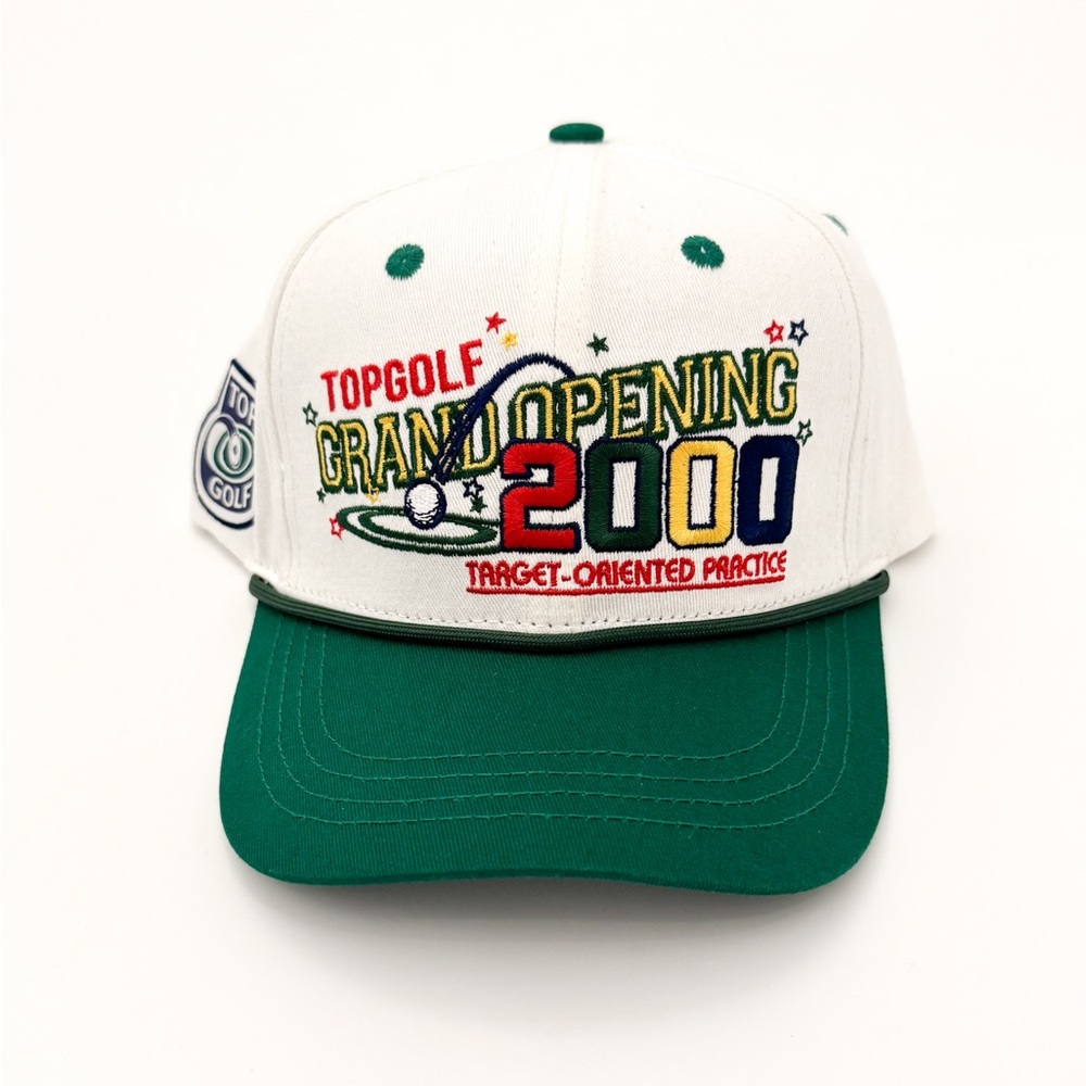 Grand Opening 2000 White and Green Hat